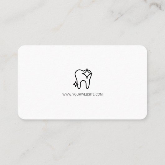 歯洗浄 名刺 (裏面)