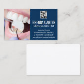 歯洗浄 | QRスキャンコード名刺 名刺 (正面/裏面)