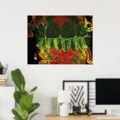 歯熱狂する噛み歯科歯科矯正医ポスター ポスター (ホームオフィス)