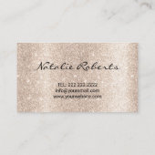 歯牙歯ホワイトニング歯科用結晶サロン 名刺 (裏面)