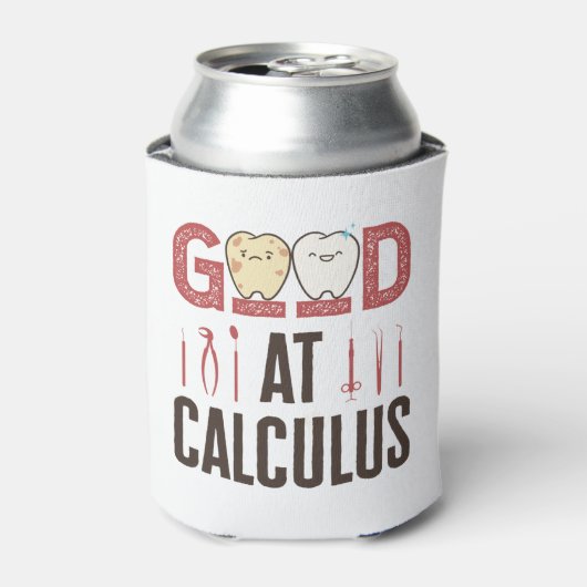 歯石衛生士おもしろいRDHが得意 缶クーラー (缶正面)