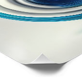 歯磨きカラフルと歯ブラシの抽象芸術アート ポスター (コーナー)