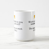 歯磨きジョーク コーヒーマグカップ (中央)