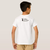 歯磨きバニー スティッカー Tシャツ (裏面フル)