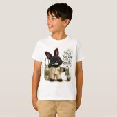 歯磨きバニー スティッカー Tシャツ (正面フル)