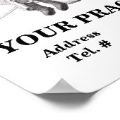 歯磨きポスター[カスタムテンプレート] ポスター (角)