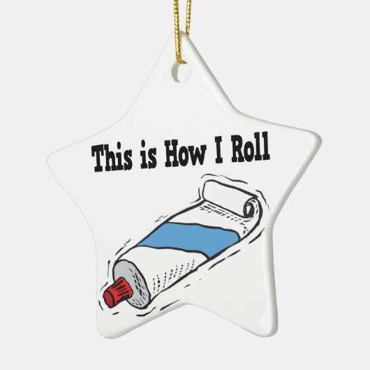 歯磨き転が粉管の使用方法 セラミックオーナメント (左)