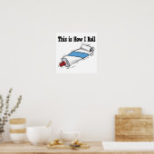 歯磨き転が粉管の使用方法 ポスター (キッチン)