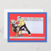 歯科おもしろいはがきヴィンテージ1906画像コピー ポストカード (正面/裏面)