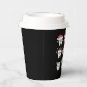 歯科おもしろいクリスマス歯かわいいクリスマス歯医者 紙コップ (右)