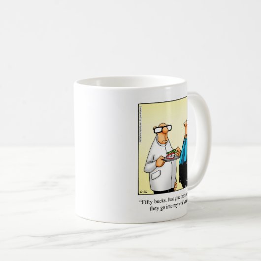 歯科おもしろいユーモア・マグギフト コーヒーマグカップ (正面右)