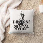 歯科おもしろいヴィンテージ – 歯医者このOne クッション (ブランケット)