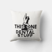 歯科おもしろいヴィンテージ – 歯医者このOne クッション (裏面)