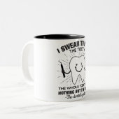 歯科おもしろい医マグ ツートーンマグカップ (正面左)