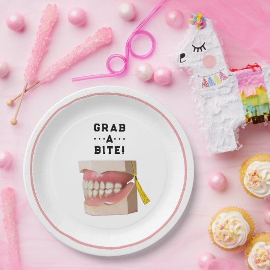 歯科おもしろい医学校 ペーパープレート (パーティー)