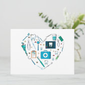 歯科おもしろい用具ハート シーズンカード (スタンド正面)