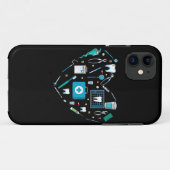 歯科おもしろい用具ハート Case-Mate iPhoneケース (裏面(横))