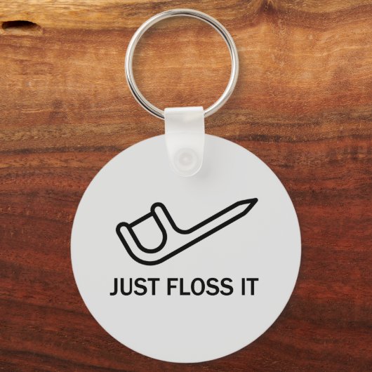 歯科おもしろい衛生士キーチェーン キーホルダー (正面)