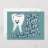 歯科おもしろい衛生士 ポストカード (正面/裏面)