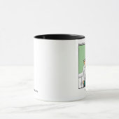 歯科おもしろい/歯科のユーモアのマグカップ マグカップ (中央)