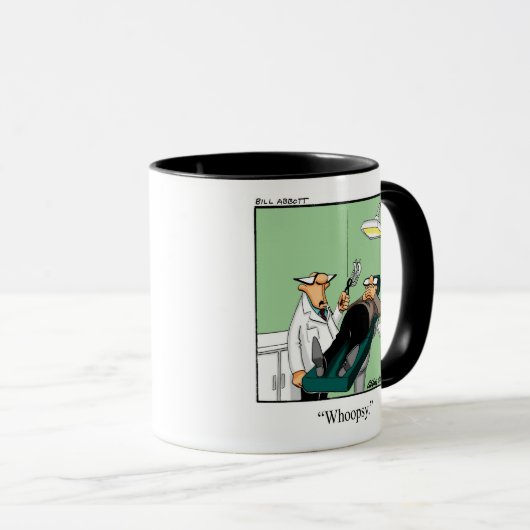 歯科おもしろい/歯科のユーモアのマグカップ マグカップ (正面右)