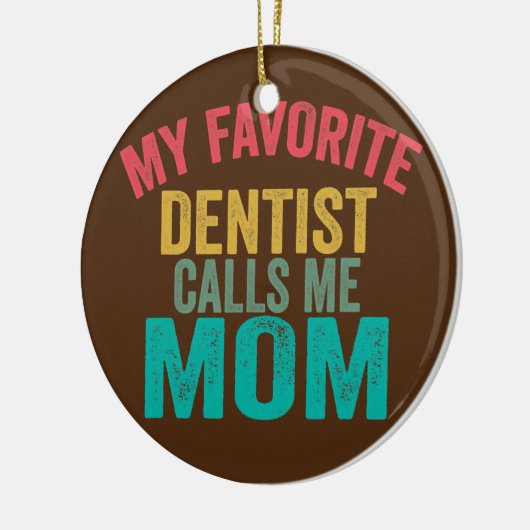 歯科お気に入りの医から母の日と電話がかかってきた セラミックオーナメント (左)