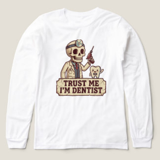 歯科のユーモアグラフィックを使ったおもしろTシャツデザイン トライブレンドTシャツ
