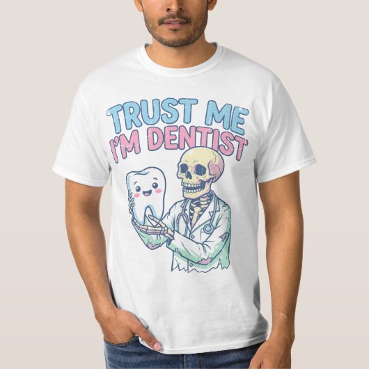 歯科のユーモア グラフィック Tシャツ (正面)