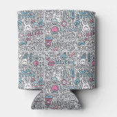 歯科の漫画のパターン 缶クーラー (裏面)