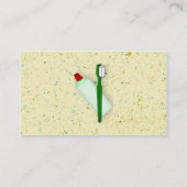 歯科アポイントメントの名刺 予約カード (裏面)