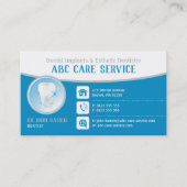 歯科アポイントメントカード |歯科インプラント 予約カード (正面)