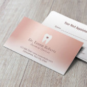 歯科アポイントメント歯ハートバラ金ゴールド歯科医 予約カード