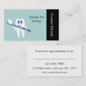 歯科アポイントメント 予約カード (正面/裏面)