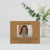 歯科イントロの郵便はがき 案内ポストカード (スタンド正面)