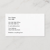 歯科インプラントテーマ 名刺 (裏面)