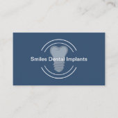 歯科インプラントテーマ 名刺 (正面)