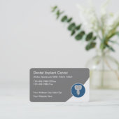 歯科イ最高のンプラントサービス名刺 名刺 (スタンド正面)