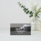 歯科エレガント専門家向け名刺 名刺 (スタンド正面)