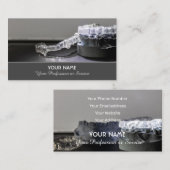 歯科エレガント専門家向け名刺 名刺 (正面/裏面)