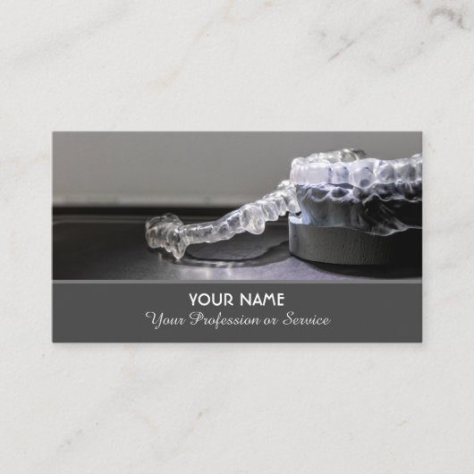 歯科エレガント専門家向け名刺 名刺 (正面)