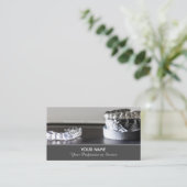 歯科エレガント専門家向け名刺 名刺 (スタンド正面)