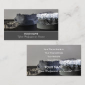 歯科エレガント専門家向け名刺 名刺 (正面/裏面)