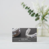 歯科エレガント専門家向け名刺 名刺 (スタンド正面)