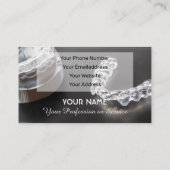 歯科エレガント専門家向け名刺 名刺 (裏面)