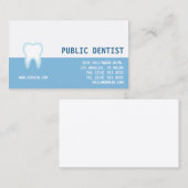 歯科エレガント歯科医 名刺 (正面/裏面)
