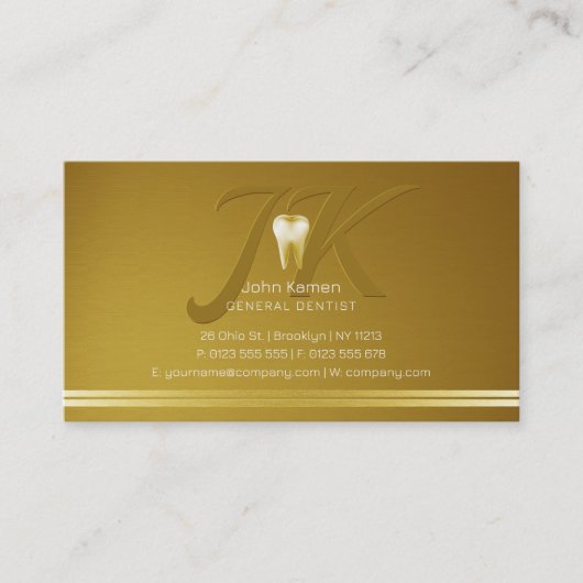 歯科エレガント科 名刺 (正面)