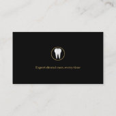 歯科エレガント科 |青 名刺 (裏面)