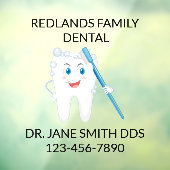 歯科カスタマイズクリニックのハッピーモル歯ブラシ ウィンドウサイン (シート3)