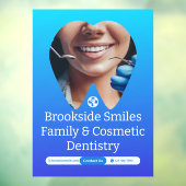 歯科カスタマイズ医クリニック患者歯スマイル巨大 ウィンドウサイン (シート3)