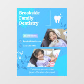 歯科カスタマイズ医診療所写真広告 ウィンドウサイン (シート)